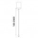 Подвесная основа для светильника Italline IT02-024 black