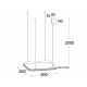 Подвесная люстра Italline IT013-6024 white 3000K