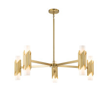 Подвесная люстра Elstead Lighting MARVELE10-AB-OPAL