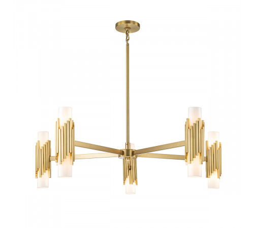Подвесная люстра Elstead Lighting MARVELE10-AB-OPAL