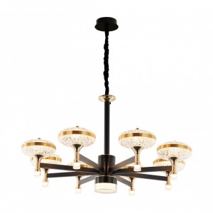 Подвесная люстра Arte Milano Ferrara 273059/8 BK/GD