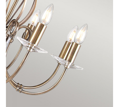 Подвесная люстра Elstead Lighting AG8-AGED-BRASS