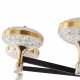 Подвесная люстра Arte Milano Ferrara 273059/8 BK/GD