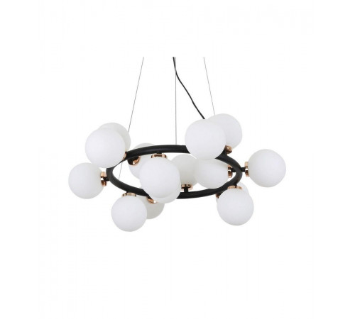 Подвесная люстра Lumina Deco Marsiada LDP 6033-15 BK+GD Подвесная люстра Lumina Deco Marsiada LDP 6033-15 BK+GD