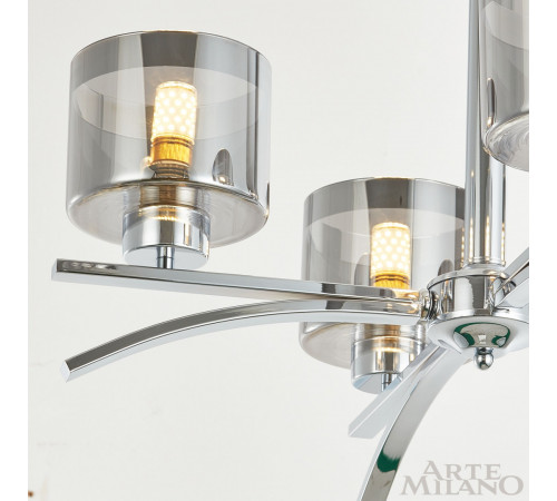 Подвесная люстра Arte Milano Neapolis 278207/4 Ni