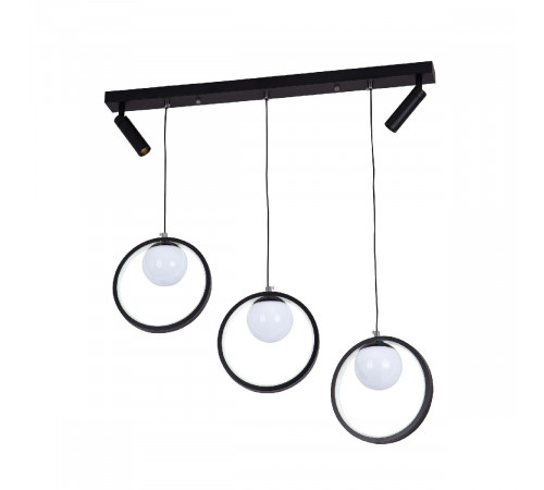 Подвесная люстра LED4U L7103-5 BK Подвесная люстра LED4U L7103-5 BK