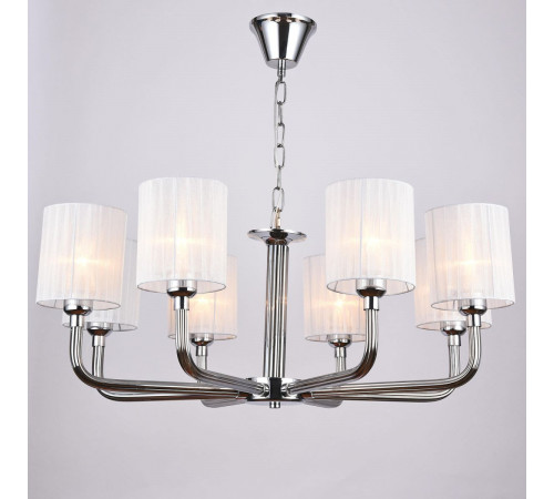 Подвесная люстра Illumico IL1256-8PPA-29 CR Romei Подвесная люстра Illumico IL1256-8PPA-29 CR Romei