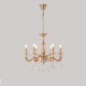 Подвесная люстра Crystal Lux ELIZABETH SP6 BRASS