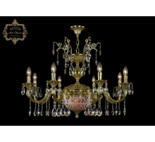 Подвесная люстра Art Classic 31.29.8.CK250SP.250GL.G.Sp.Amber.White.1B