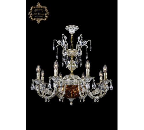 Подвесная люстра Art Classic 31.22.8.KR175SP.250IT.GW.Sp.Amber.1D