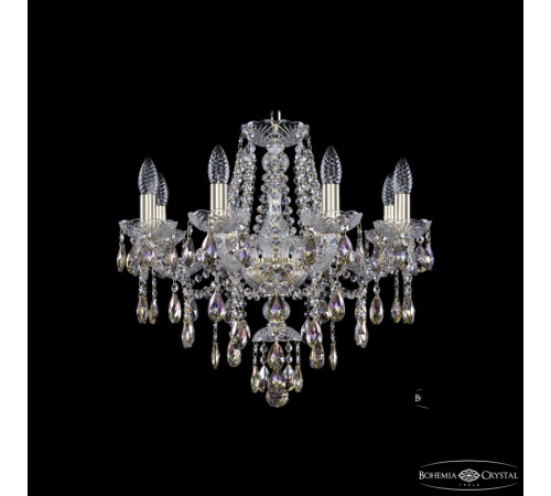 Подвесная люстра Bohemia Ivele Crystal 1415/8/200 G K801 Подвесная люстра Bohemia Ivele Crystal 1415/8/200 G K801