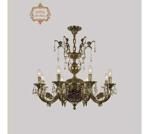 Подвесная люстра Art Classic 31.22.8.KR175SP.250IT.GB.Sp.Amber.Blue.1A