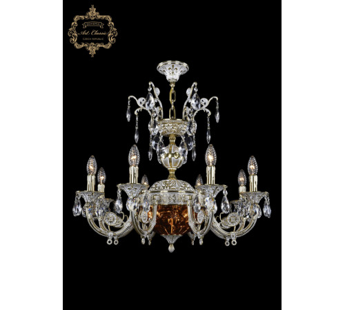 Подвесная люстра Art Classic 31.22.8.KR175SP.250IT.GW.Sp.Amber.1E