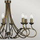 Подвесная люстра Elstead Lighting OV8-BLK-GOLD