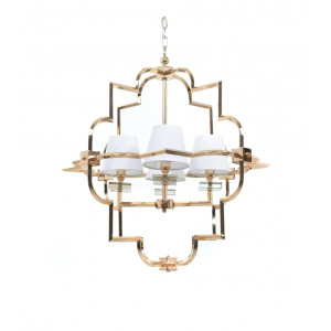 Подвесная люстра Lumina Deco Baltimore LDP 8020-4 GD+WT