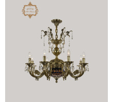 Подвесная люстра Art Classic 31.22.8.KR175SP.250IT.GB.Sp.Amber.Blue.1B