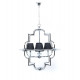 Подвесная люстра Lumina Deco Baltimore LDP 8020-4 CHR+BK