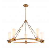 Подвесная люстра Elstead Lighting KRISTY5-DG-OPAL