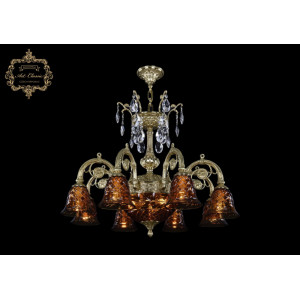 Подвесная люстра Art Classic 31.14.8.KR175SP.250IT.G.Sp.Amber.1B
