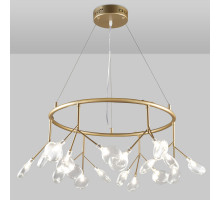 Подвесная люстра Natali Kovaltseva GRACE 75125/18С GOLD SATIN