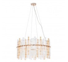 Подвесная люстра Arte Lamp Crystalla A4111LM-16GO