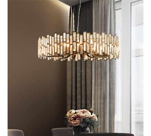 Подвесная люстра Delight Collection D8524P/L black/clear Подвесная люстра Delight Collection D8524P/L black/clear