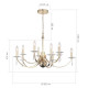 Подвесная люстра ST Luce Элеганс SL1405.203.10