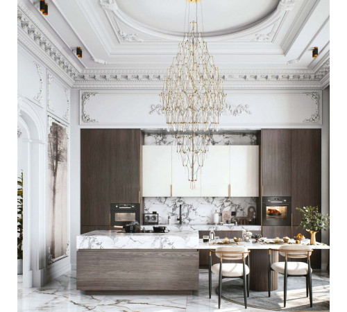 Подвесная люстра MODELUX premium ML.7826.800P GD