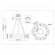 Подвесная люстра Ambrella Light High Light Crystal LH31024