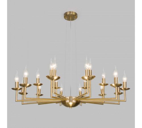 Подвесная люстра Eurosvet Cariso 60150/18 латунь