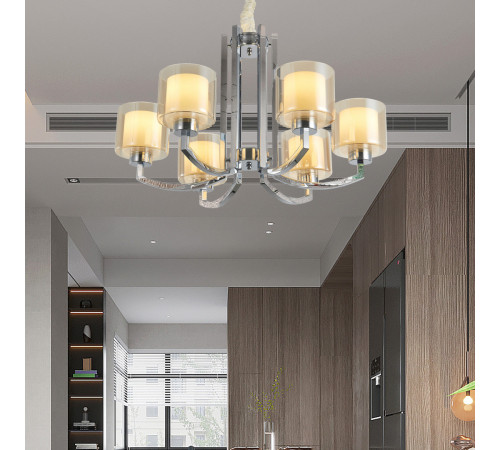 Подвесная люстра Arte Milano Neapolis 277207/6 Ni