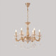 Подвесная люстра Crystal Lux ELIZABETH SP6 BRASS