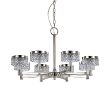 Подвесная люстра Delight Collection MD21020075 MD21020075-8A satin nickel