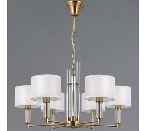 Подвесная люстра Illumico IL0755-6PSQ-25 BRASS GENOA Подвесная люстра Illumico IL0755-6PSQ-25 BRASS GENOA