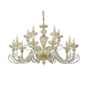 Подвесная люстра Newport 8620+5/C mat.soft gold clear М0071529
