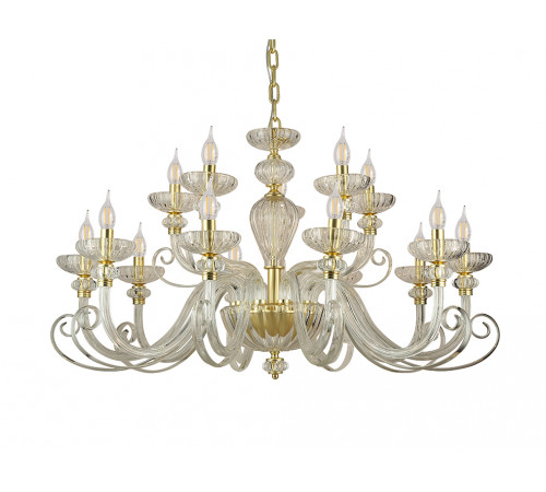 Подвесная люстра Newport 8620+5/C mat.soft gold clear М0071529