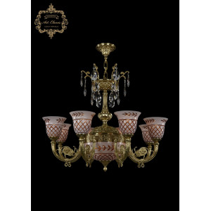 Подвесная люстра Art Classic 31.16.8.KR175SP.250IT.G.Sp.Amber.White.1B