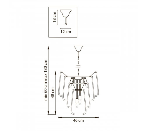 Подвесная люстра Lightstar Retro II 799082