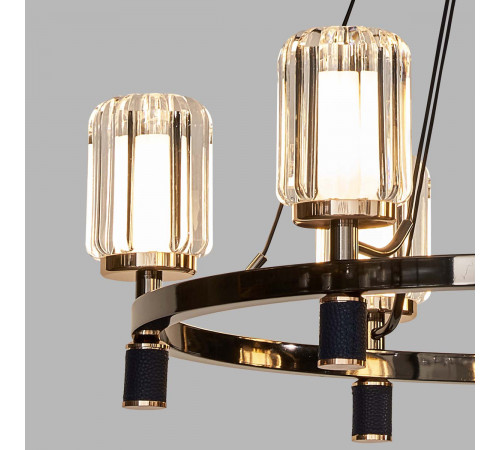 Подвесная люстра Delight Collection P0738-6A gold/pearl black