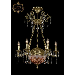 Подвесная люстра Art Classic 31.51.6.CK125SP.250SP.G.Sp.Amber.White.1E