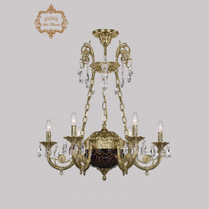 Подвесная люстра Art Classic 31.44.6.KR175SP.250IT.G.Sp.Amber.Blue.1A