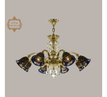 Подвесная люстра Art Classic 31.31.8.NV215IV.150SP.G.Sp.Amber.Blue.1B
