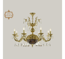 Подвесная люстра Art Classic 31.29.8.CK250SP.250GL.G.Sp.Amber.Blue.1A