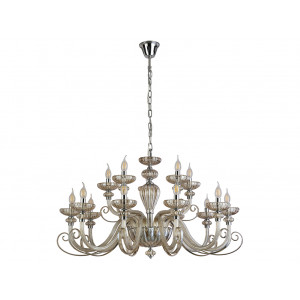 Подвесные люстры Newport 8620+5/C chrome cognac М0071595