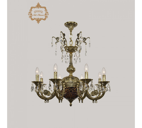Подвесная люстра Art Classic 31.12.8.KR175SP.250IT.GB.Sp.Amber.Blue.1A