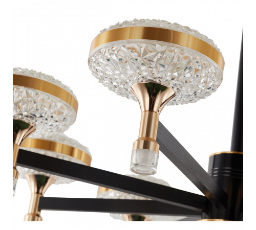 Подвесная люстра Arte Milano Ferrara 273059/8 BK/GD