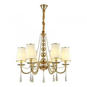 Подвесная люстра Lumina Deco Fabione LDP 1200-6 F.GD