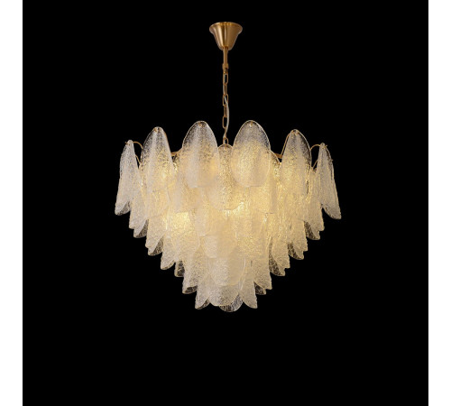 Подвесная люстра Crystal Lux EMILIA SP12 BRASS