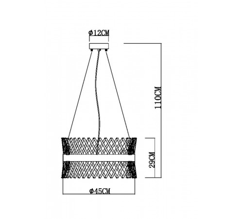 Подвесная люстра Arte Lamp Acapulco A1073LM-10PB