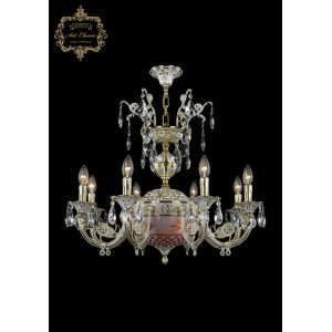 Подвесная люстра Art Classic 31.22.8.KR175SP.250IT.GW.Sp.Amber.White.1B
